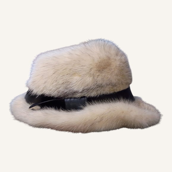 Rosemarine Accessories - Gorgeous Mob Boss Rabbit Fur Hat